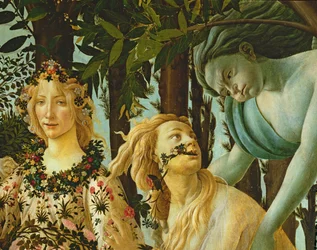 Primavera, detalle de Flora y Céfiro, c.1478 (detalle)